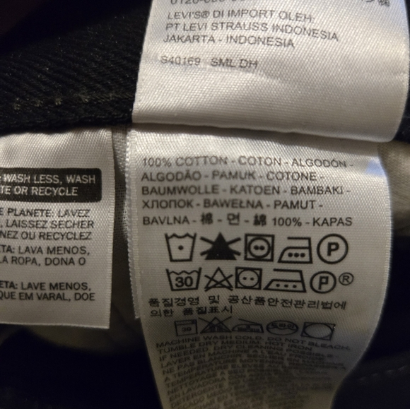 Levi's 33x29 Black Jeans Men's - Picture 5 of 6